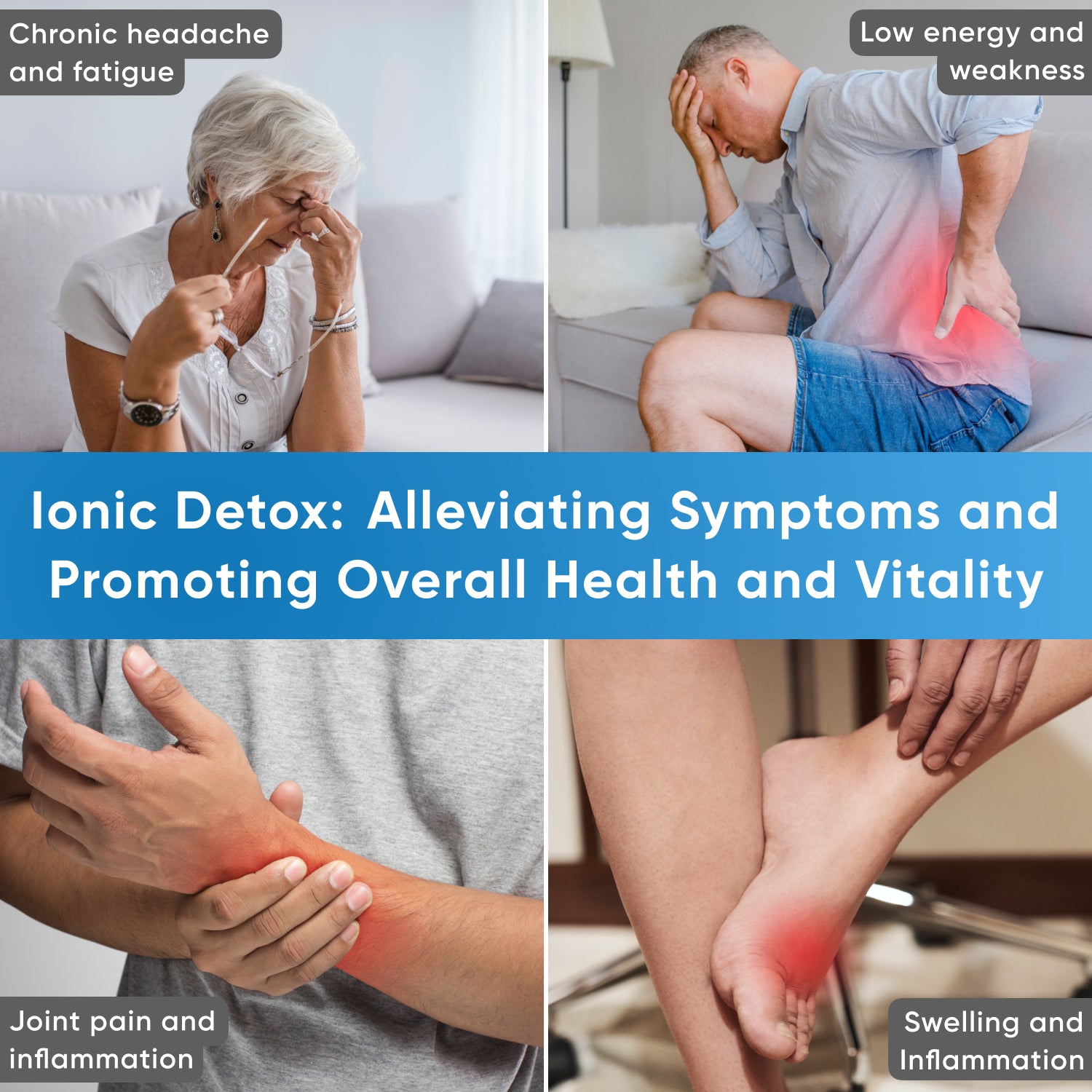 Pure Detox Ionic Foot Spa | Remove Toxins and Heavy Metals for a Healthier Life