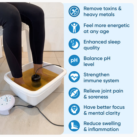 Pure Detox Ionic Foot Spa | Remove Toxins and Heavy Metals for a Healthier Life