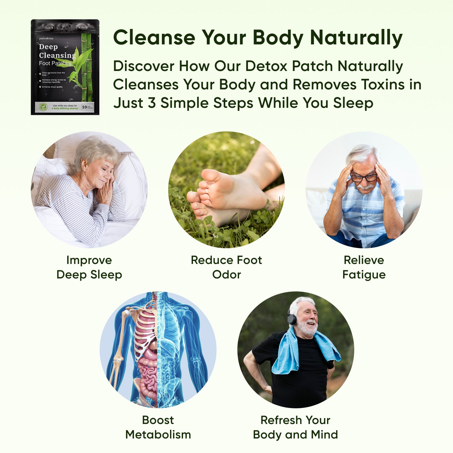 Purex - Foot Patches | Clear Harmful Toxins for a Healthier Life